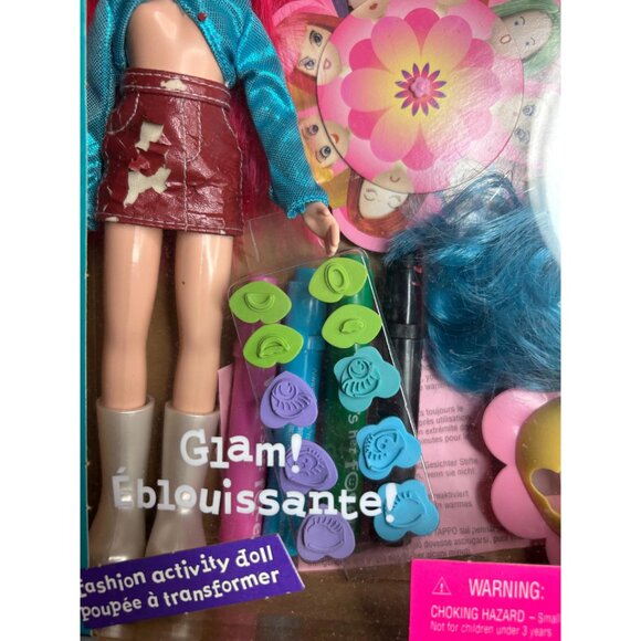 Y2K 2001 what’s her face glam fashion activity doll drawmissing some things - Picture 6 of 6